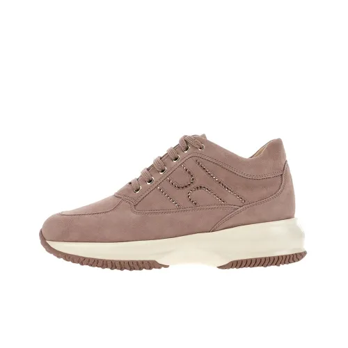 HOGAN Interactive версия устойчивая к истиранию низкий топ спортивная повседневная обувь женский розовый