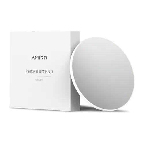 AMIRO Практичное 5x Увеличивающее Зеркальце с Магнитным Держателем для Макияжа Зеркала Вертикальное Зеркальце