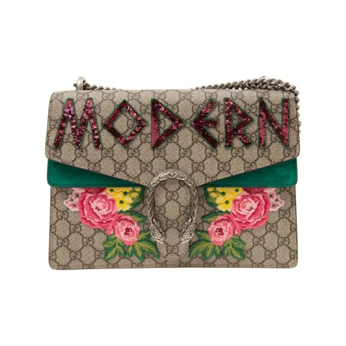 GUCCI Dionysus Холст Сумка через плечо Сумка на плечо Средняя Женская