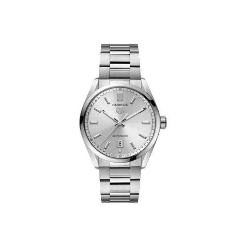 TAG HEUER Автоматический Механический Механизм Мужские Часы Carrera Collection 39мм*39мм*11,5мм Серебряные