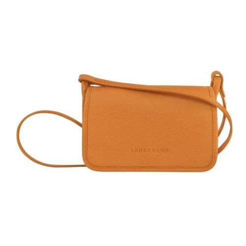 LONGCHAMP Le Foulonné Коровья кожа Кошелек Женские Апельсин