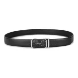 Зернистая кожа личи, серебряная пряжка