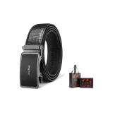 Крокодиловый узор, цвет застежки + премиум подарочная коробка