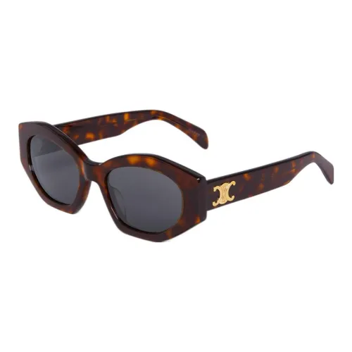 CELINE Triomphe Пластиковая оправа Нерегулярная форма Солнцезащитные очки Женские