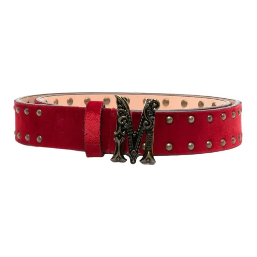 MOSCHINO Ремни из коровьей кожи, красный, женские