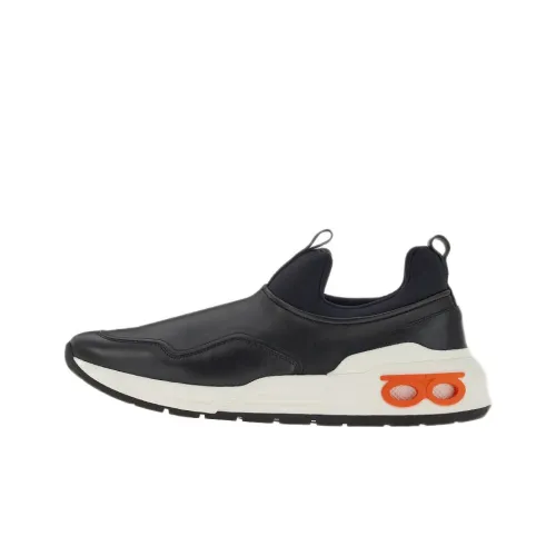 Ferragamo Устойчивый к истиранию Низкий Топ Спортивный Лайфстайл Повседневная обувь Мужская Черная