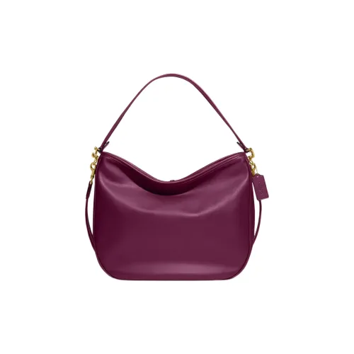 COACH Soft Tabby Коровья кожа Сумка на плечо Сумка Сумка через плечо Большая Женская Deep Berry