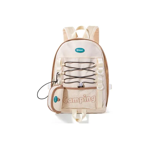 Sound For Life Oxford Laptop Bag Backpack Large Women's Ecru