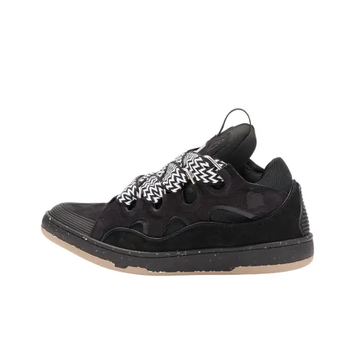 Lanvin Curb Low Топ Стильные Скейтбординги Мужской Черный