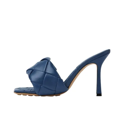 Bottega Veneta Lido Слипоны Женские Blue