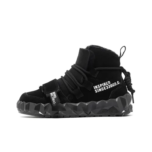 OTZSHOES Скейтборд Кроссовки Высокие Черные Унисекс