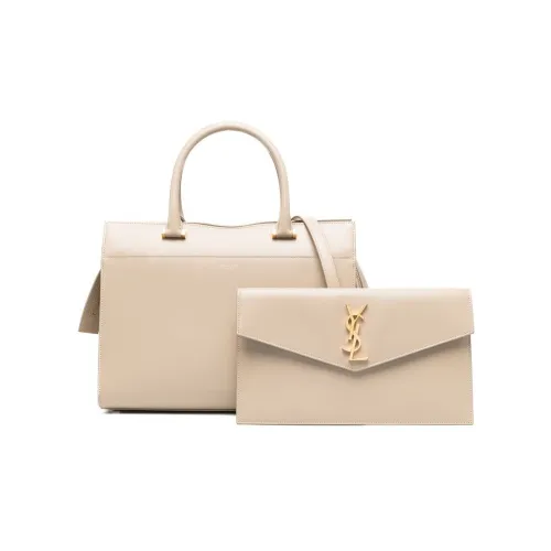 SAINT LAURENT Париж Телячья кожа Сумка через плечо Сумка Женская Бежевая