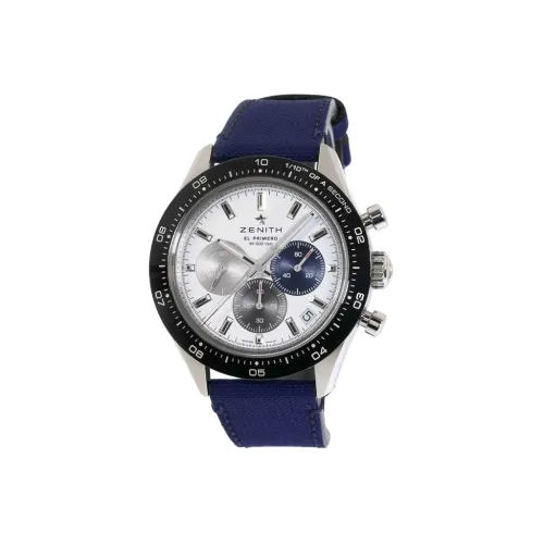 Zenith Автоматический Механический Часы Мужские Chronomaster Sport флагманская коллекция, 41 мм, Белый