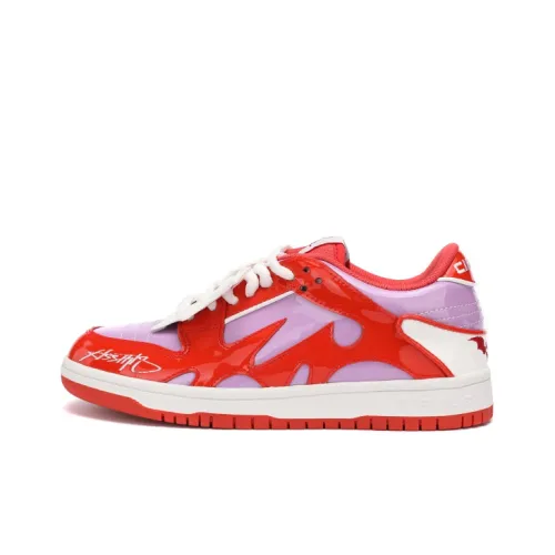 CIRCLECUSTOM FZ1 ATO Low Топ Скейтборд Кроссовки Унисекс Персиково-розовый