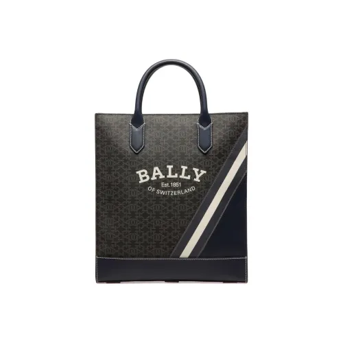 BALLY Телячья кожа Детали Тоут Сумка Сумка для покупок Сумка через плечо Сумка Мужская Серый