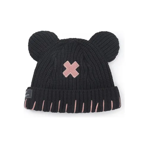 LAMLICKA Трикотажная ткань Шапки-бини Унисекс Черный