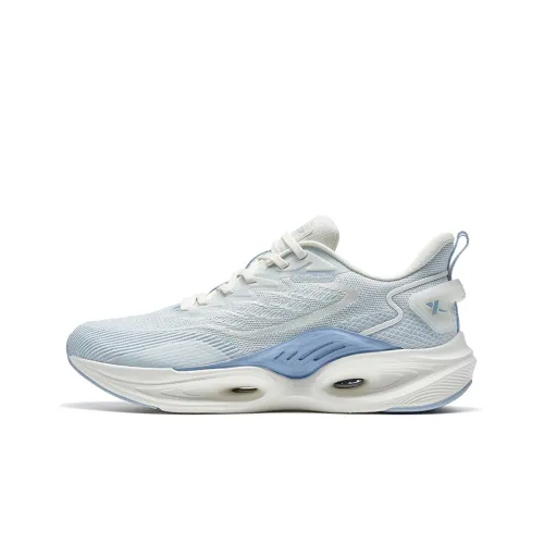 XTEP Амортизаторы Устойчивые к истиранию Низкий Топ Беговые кроссовки Мужские Пыльно-голубой