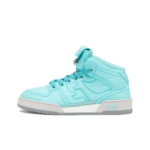 FENDI Match High Топ Стильные Скейтбординги Женские Синие