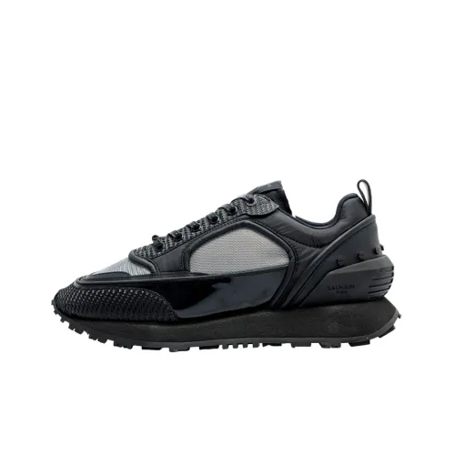 BALMAIN Амортизация Низкий Топ Спортивная Повседневная Обувь Мужская Черная