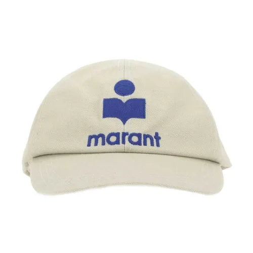 ISABEL MARANT Хлопок Бейсболки Бежевые Мужские