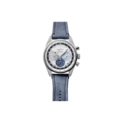 ZENITH Автоматический Механический Movement Унисекс Chronomaster Sport флагманская коллекция Часы 38 мм Серебряные