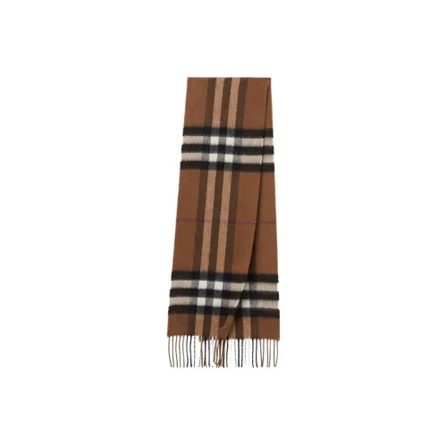 Burberry Кашемир Вязаные шарфы Коричневый Kids