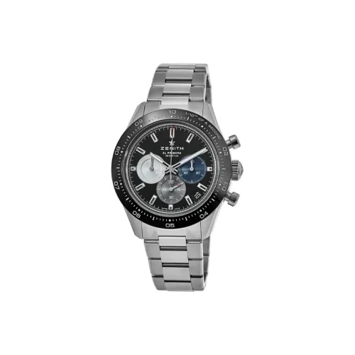 Зенит Механический Механизм Мужские Часы Chronomaster Sport Flagship Collection 41 мм Черные