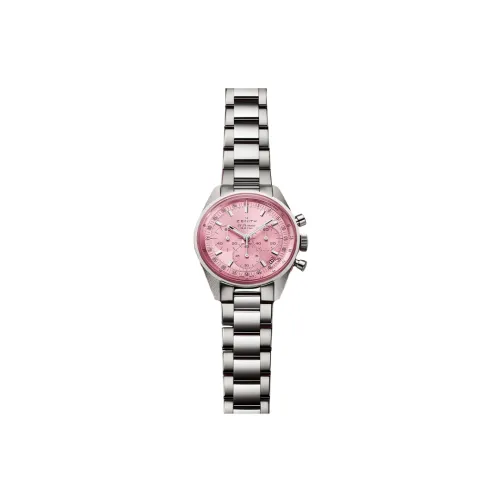 ZENITH Автоматический Механический Movement Женские Chronomaster Original Collection Часы 38 мм Розовые