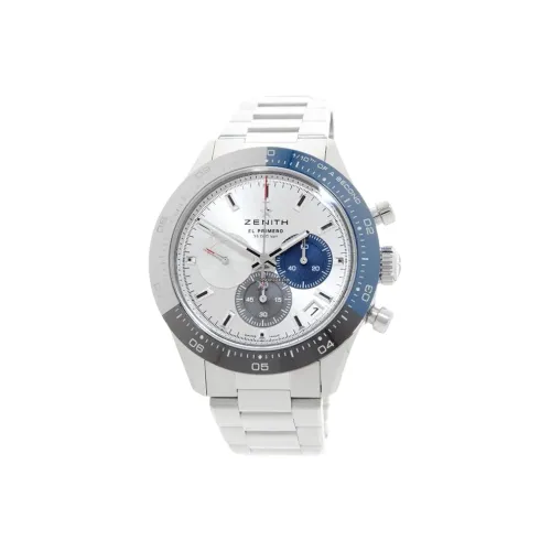 Zenith Автоматический Механический Часы Мужские Chronomaster Sport флагманская коллекция, 41 мм, серебряный