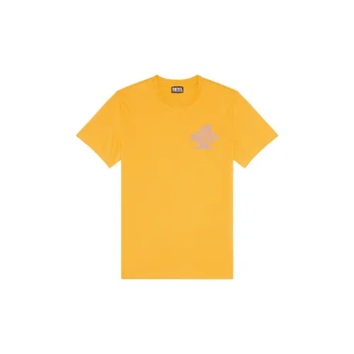 DIESEL Желтые Мужские Футболки