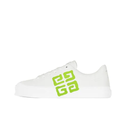Givenchy Городской Sport Low Топ Стильные Скейтбординги Мужской Белый Зеленый