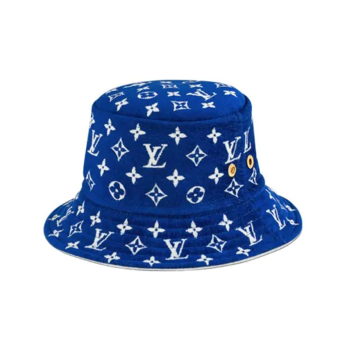 LOUIS VUITTON Blue Bucket Hats Women's