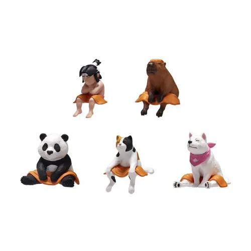 BANDAI Животные Sauna Эпизод 7 Счастливый Draw Цельная коробка 5 шт