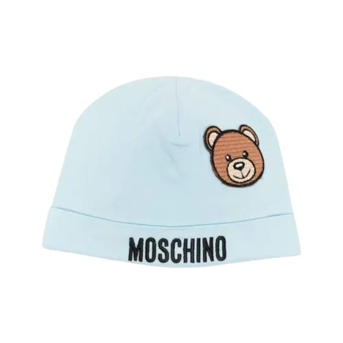 MOSCHINO Хлопок Шапка-бини Синяя Kids