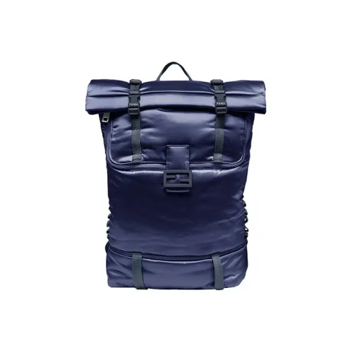 FENDI Baguette Полиэстер Рюкзак Мужской Синий