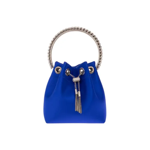 Jimmy Choo Satin Сумка через плечо Сумка Женская Синяя