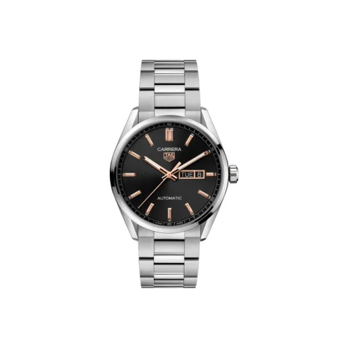 TAG HEUER Автоматический Механический Механизм Мужские Часы Carrera Collection 41 мм Черные