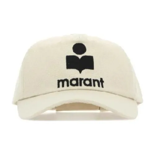 ISABEL MARANT Хлопок Бейсболки Бежевые Мужские