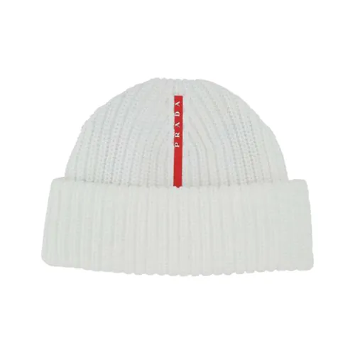 PRADA Полиамид Нейлон Шапка-бини Белая Женская