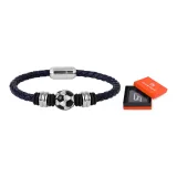 Футбол Магнитный Синий Ткань Вязаный Браслет