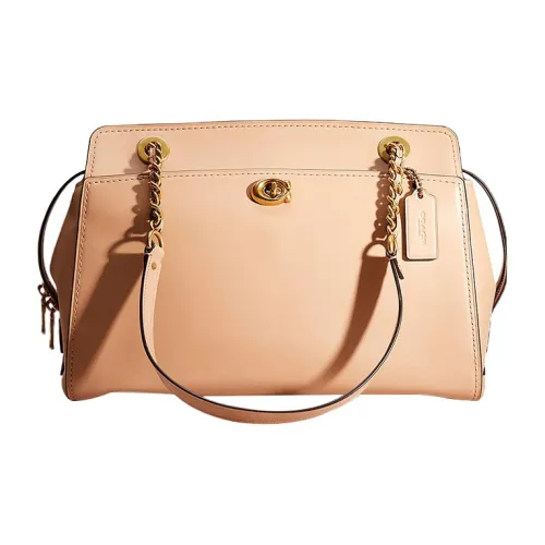 COACH Паркер Утонченный Телячья кожа Сумка через плечо Сумка Большая Женская Цвет бука