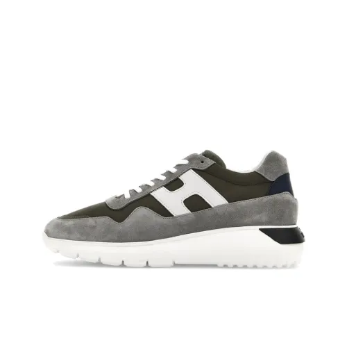 HOGAN Interactive³ Low Топ Спортивная Повседневная Обувь Мужская Серый Зеленый Белый