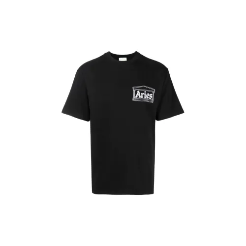 Aries Черные Мужские T-Рубашки