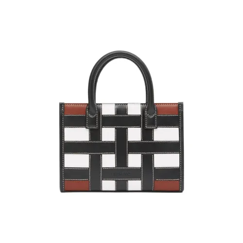 Burberry Сумка Tote из коровьей кожи Сумка для покупок Сумка через плечо Сумка мини Мужская Коричневый