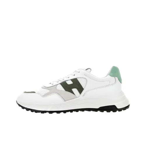 HOGAN Hyperlight Устойчивый к истиранию Низкий Топ Повседневная обувь Мужская Белый Зеленый Серый