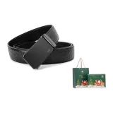 Чёрный каменный узор 110 см + рождественская подарочная коробка