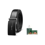 Чёрный цвет, простой дизайн, застёжка, длина 110 см, рождественская подарочная коробка