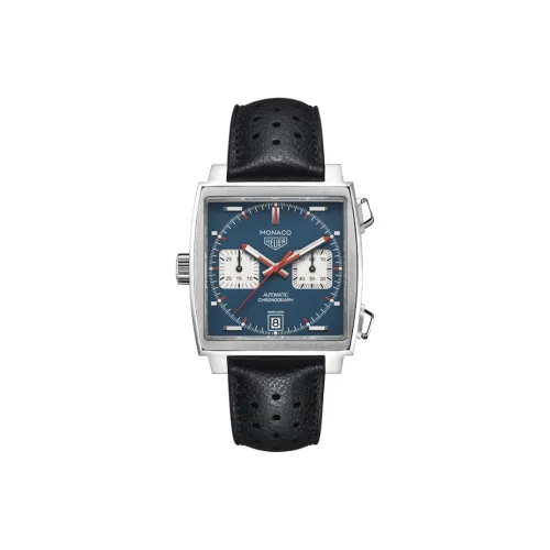 TAG HEUER Автоматический Механический Механизм Мужские Часы Monaco Collection 39 мм Синий
