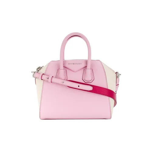 GIVENCHY Antigona Сумка через плечо из коровьей кожи мини-сумка для женщин розовый белый