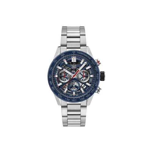 TAG HEUER Carrera Collection Автоматический Механический Механизм Мужские Часы 43 мм Синий Циферблат